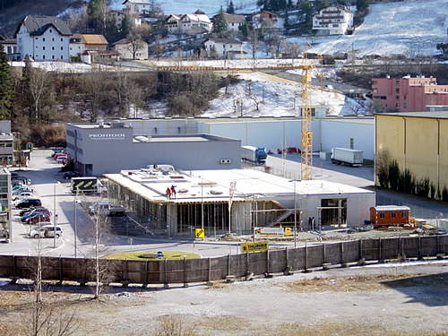 Der Businesspark im April 2008